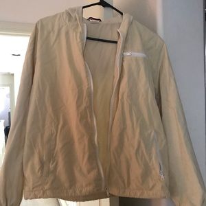 Pale Yellow Brandy Melville jacket with hood 💛